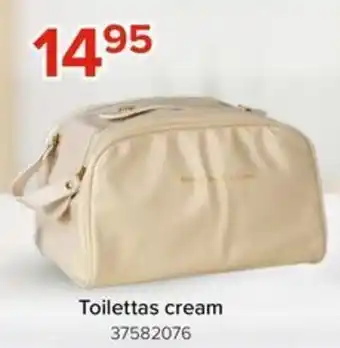 Euroshop Toilettas cream aanbieding