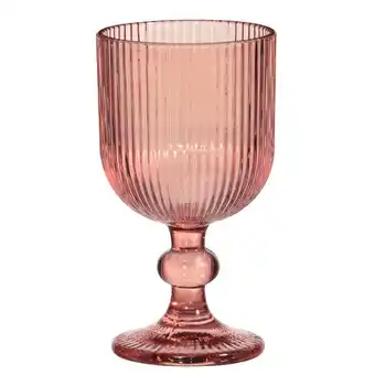 Wijnglas Ribbel - Oranje - 250 ml