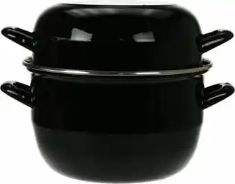 Makro Cosy & Trendy Mosselpot met schaaldeksel ø 20 cm zwart aanbieding