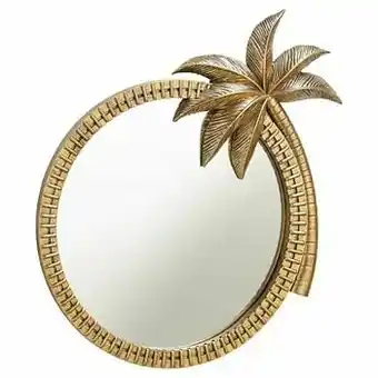 Kwantum Spiegel Palmtree Goud aanbieding