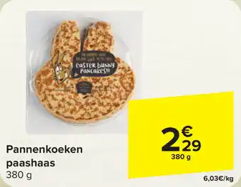 Carrefour Pannenkoeken paashaas 380 g aanbieding