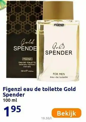 Figenzi eau de toilette gold spender