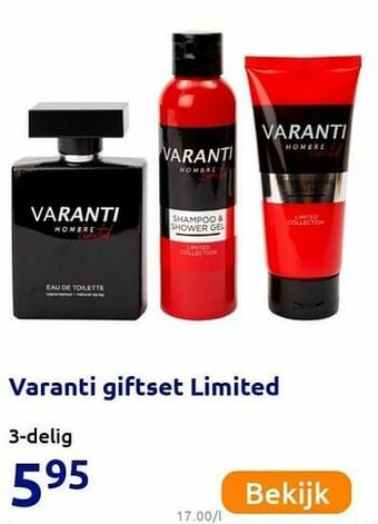 Action Varanti giftset limited aanbieding