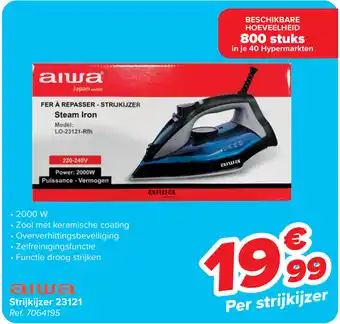 Carrefour Aiwa Strijkijzer aanbieding