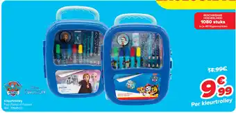 Carrefour Kleurtrolley aanbieding