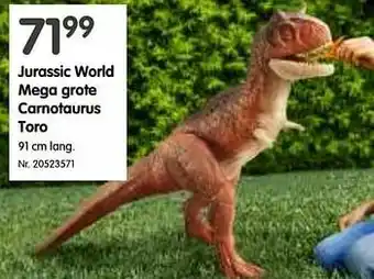 Fun Jurassic world mega grote carnotaurus toro aanbieding
