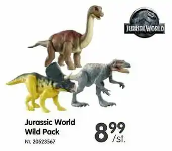 Fun Jurassic world wild pack aanbieding