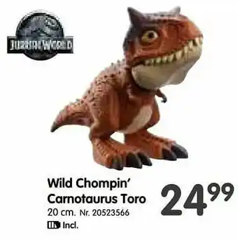 Wild chompin’ carnotaurus toro