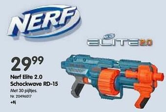 Fun Nerf elite 2.0 schockwave rd-15 aanbieding