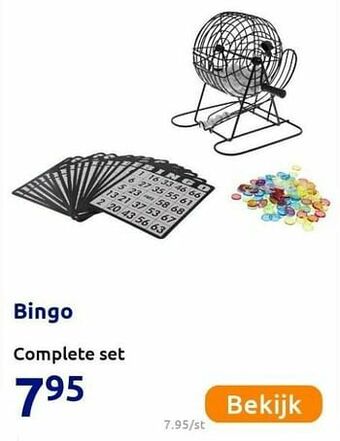 Action Bingo aanbieding