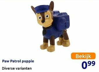 Action Paw patrol puppie aanbieding