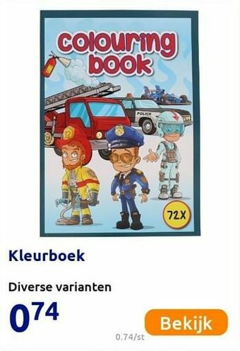 Action Kleurboek aanbieding
