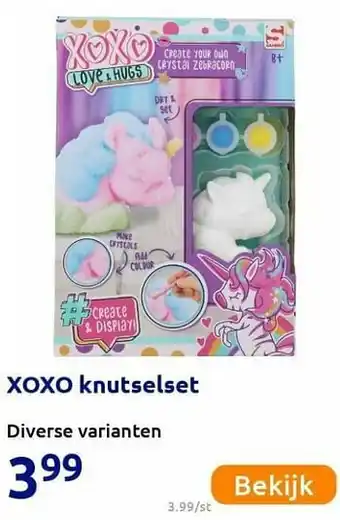 Action Xoxo knutselset aanbieding