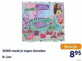 Action Xoxo maakje eigen sieraden aanbieding