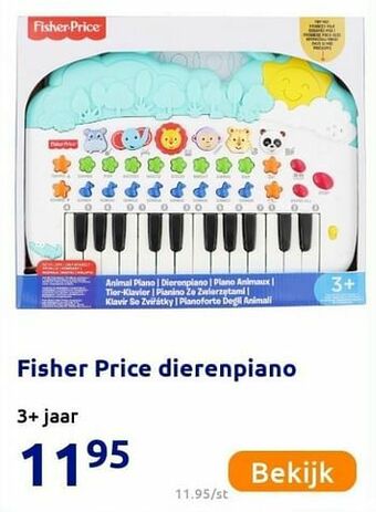 Fisher price dierenpiano