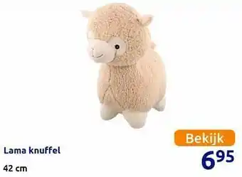 Action Lama knuffel aanbieding