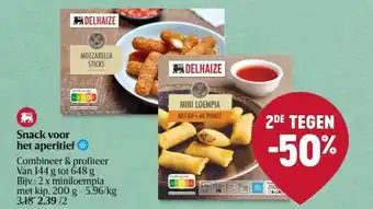 Delhaize Snack voor het aperitief aanbieding