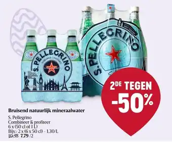 Delhaize Bruisend natuurlijk mineraalwater aanbieding