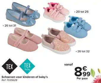 Carrefour Schoenen voor kinderen of baby’s aanbieding