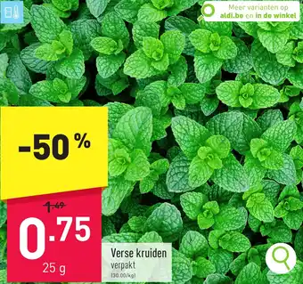 ALDI Verse kruiden 25g aanbieding