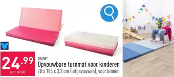 ALDI CRANE Opvouwbare turnmat voor kinderen aanbieding