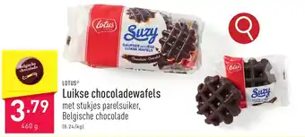 ALDI LOTUS Luikse chocoladewafels 460g aanbieding