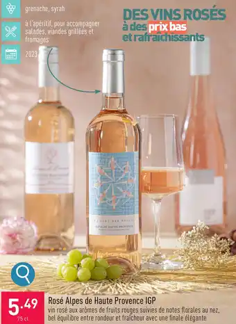 ALDI Rosé Alpes de Haute Provence IGP 75 cl aanbieding