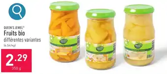 ALDI QUEEN'S JEWEL Fruits bio 350g aanbieding