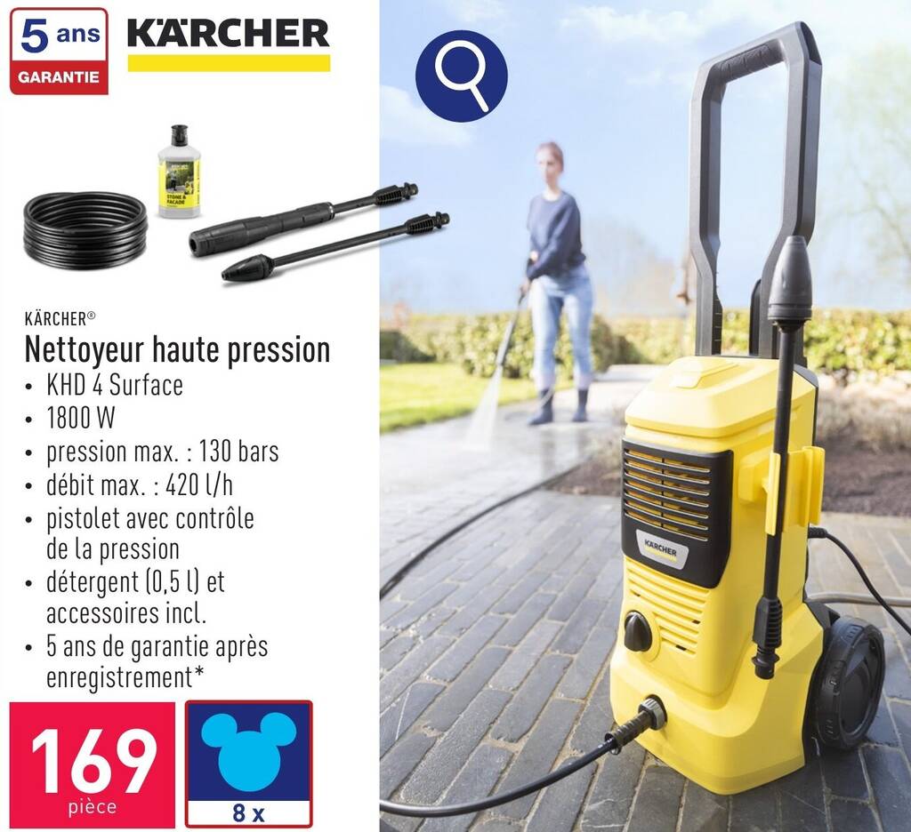 KÄRCHER Nettoyeur haute pression promotie bij ALDI