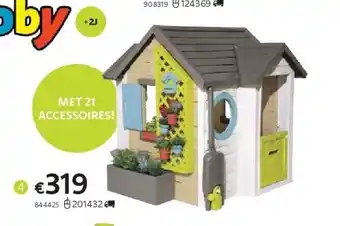 Dreamland SMOBY SPEELHUISJE GARDEN HOUSE aanbieding