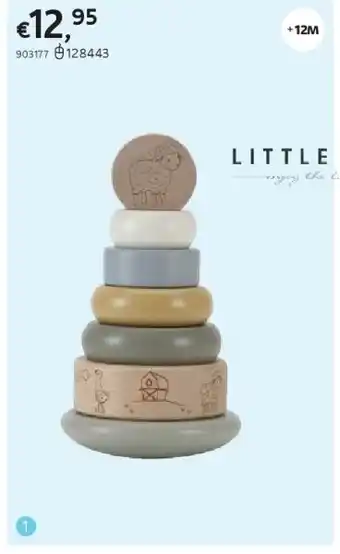 LITTLE DUTCH HOUTEN STAPELPIRAMIDE TUIMELSTAPELAAR LITTLE FARM