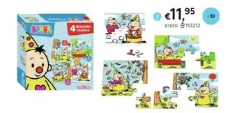 Dreamland STUDIO 100 MEEGROEIPUZZEL 4-IN-1 BUMBA 4 SEIZOENEN aanbieding