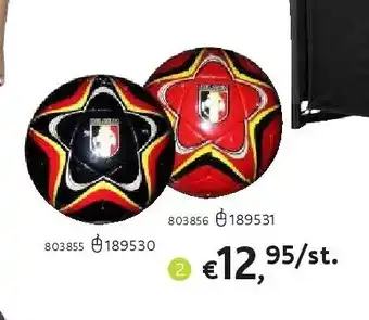 VOETBAL STER MAAT 5 ZWART