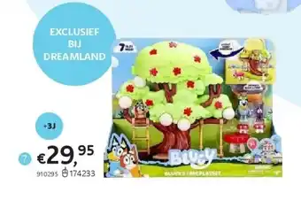 Dreamland SPEELSET BLUEY BOOMHUT aanbieding