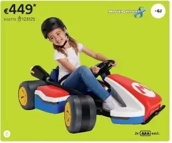 Dreamland ELEKTRISCHE AUTO MARIO KART RACER aanbieding