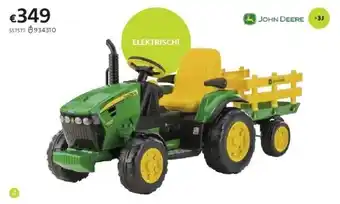 Dreamland PEG-PÉREGO ELEKTRISCHE TRACTOR JOHN DEERE GROUND FORCE aanbieding