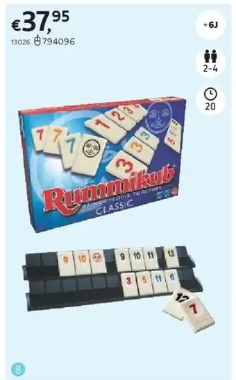 Dreamland RUMMIKUB CLASSIC aanbieding