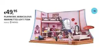 Dreamland PLAYMOBIL MIRACULOUS MARINETTES LOFT 71334 aanbieding