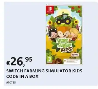 Dreamland SWITCH FARMING SIMULATOR KIDS CODE IN A BOX aanbieding