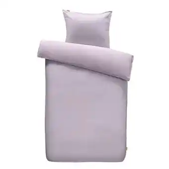 Leen Bakker Dindi Home dekbedovertrek Forever colours effen - lila - 140x200/220 cm aanbieding