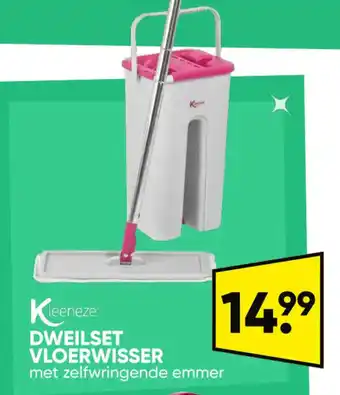 Big Bazar Kleeneze DWEILSET VLOERWISSER aanbieding