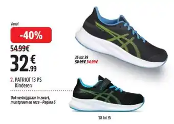 Intersport Asics PATRIOT 13 PS Kinderen aanbieding