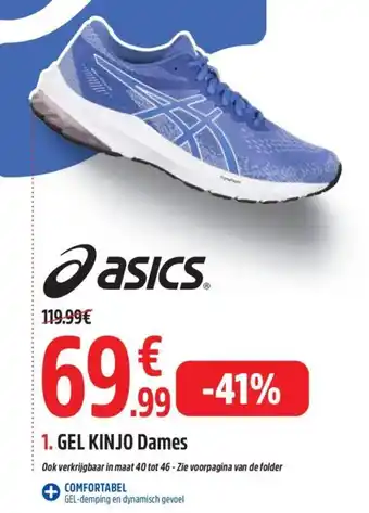 Intersport asics GEL KINJO Dames aanbieding