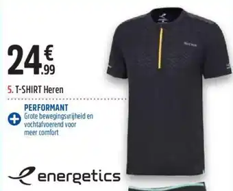 Intersport energetics T-SHIRT Heren aanbieding