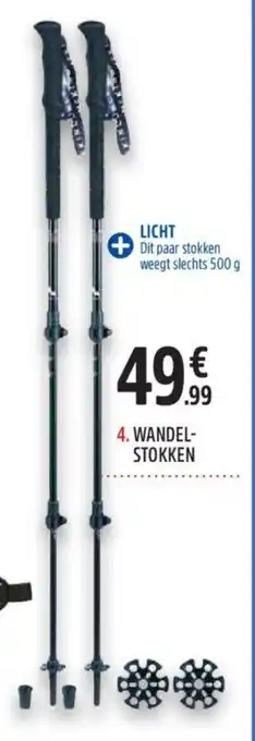 Intersport MCKINLEY WANDELSTOKKEN aanbieding