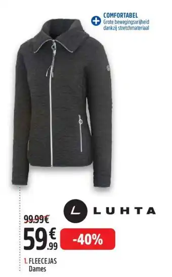 LUHTA FLEECEJAS Dames