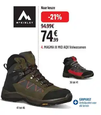 Intersport MCKINLEY MAGMA III MID AQX Volwassenen aanbieding