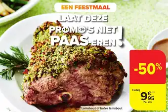 Lamsbout of halve lamsbout Per kilo