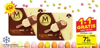 Carrefour Market IJs Magnum Remix aanbieding