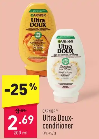 ALDI GARNIER Ultra Doux-conditioner 200ml aanbieding